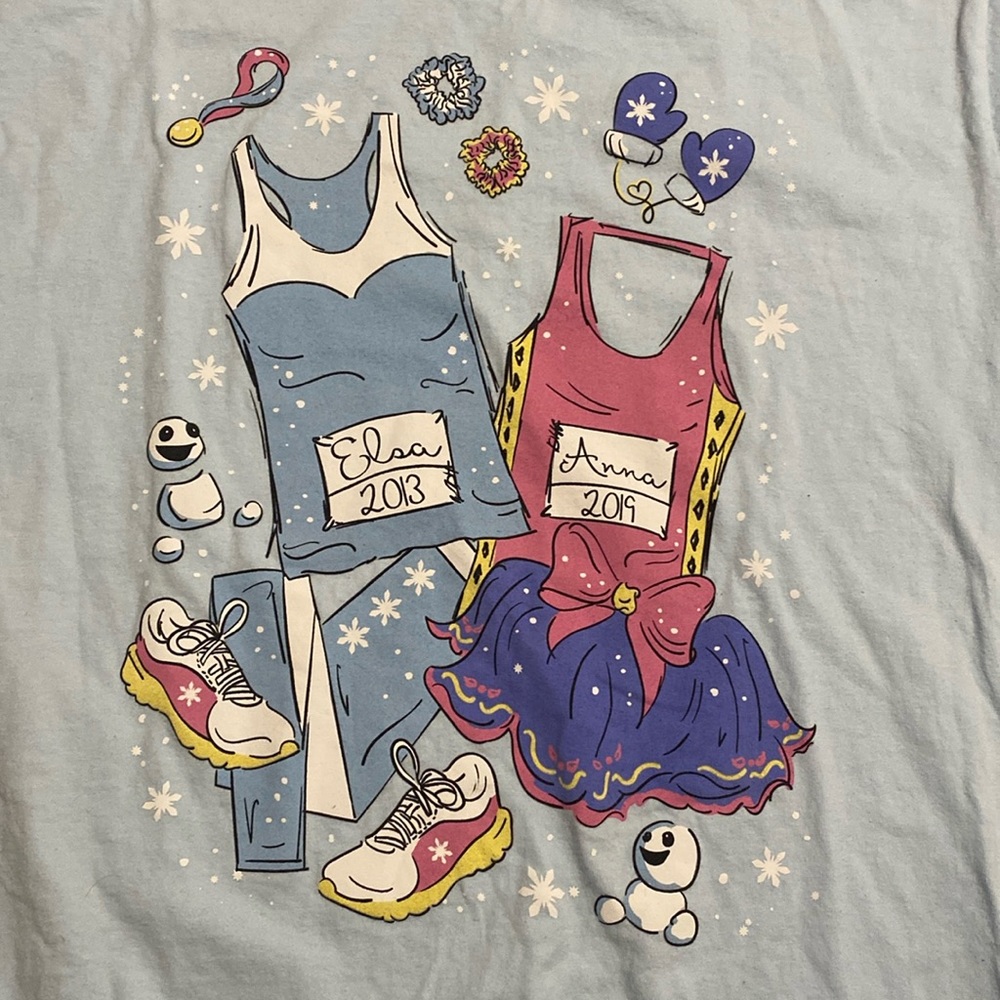 Zip A Dee Tee - Frozen Fever RunDisney XL